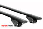 Nissan Primastar SWB Roof Rail and Lockable Cross Bar Rack Set Black 2022+