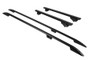 Vauxhall Vivaro SWB Roof Rail and Lockable Cross Bar Rack Set Black 2014-2018