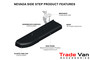 Nevada Running Boards | Ford Transit Custom SWB 2012-23 | Black