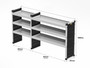VW Caddy MAXI 2020+ L2 H1 - Van Racking - Bronze Package - Offside