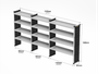 Toyota Proace Max 2024+ L3 H2,H3 - Van Racking - Bronze Package - Full Kit