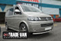 VW T5 Transporter Chrome Grille Covers  in Polished Stainless Steel for 2010> Transporter Caravelle front Radiator Grille