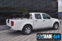 Navara Roll Bar Set for Nissan 4x4 pickup models in Hand Polished Chrome Look Stainless Steel from Trade Van Accessories. Side steps Running boards Stainless Steel Door Handle Covers, Mirror Covers and Roof Rails Bars Rack for Navara Pickup models