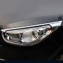 These chrome hyundai ix35 front head light covers are a cool and stylish accessory for your 4x4 SUV. Buy online at Trade 4x4 Accessories. These units feature triple chrome plating for an extended life.