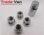 Locking Wheel Nuts M14 x 1.5mm  Set of 4