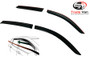 Nissan Qashqai Wind Deflectors Dark Tinted 2006-13 Set of 4 Our TVA Styling Wind Deflectors are Manufactured using a thicker Premium Quality Dark Smoked Tint Acrylic that looks great yet allows Clear Vision from inside the car