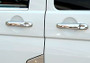 4 Door Handle Cover Set Stainless Steel - VW T5 Transporter Caddy Van