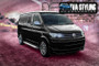 VW T5 Front Bumper Sport Spoiler 2010> Deep Pearl Black LC9X