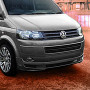 VW T5 Front Bumper Sport Spoiler 2010> Reflex Silver