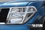 Our chrome Nissan Navara D40 front head lamp covers are an eye-catching and stylish accessory for your car SUV. These units feature triple chrome plating for an extended life. Buy online at Trade car Accessories.