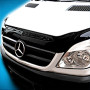 Our Grey Dark Smoke look Bonnet Bug and Insect Shield transforms the Front Styling of your Mercedes Sprinter Van
We use the highest quality materials for our front bonnet bug and insect shields.