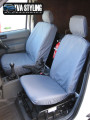 Ford Transit Connect Van 2002-14 | Driver's Seat With Armrest and Folding Single Passenger Seat | GREY