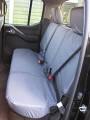 Nissan Navara D40 Seat Covers 2005-10 Rear Seats GREY