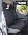 Nissan Primastar Seat Covers 2002-2006 Front Seats SET1 BLACK