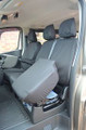 Vauxhall Vivaro Seat Covers 2014 on Front Seats SET2 BLACK