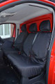 Vauxhall Vivaro Seat Covers 2014 on Front Seats SET1 BLACK