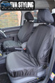 VW Caddy Seat Covers 2004-21 Front Seats BLACK