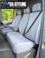 VW Crafter Seat Covers 2010 on Front Seats GREY