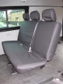 VW T5 Transporter Seat Covers 2010 on Rear Seats SET1 BLACK