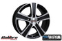 Our Black high quality 16" alloy wheels for the Vauxhall Vivaro are an eye_catching and stylish accessory for your Van. Buy online at Trade Van Accessories.