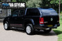 Volkswagen Amarok Everest Hardtop in black. Top quality but exceptionally good value from TVA styling.