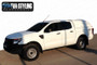 Ford Ranger Everest Hardtop with full loading capability with opening top hatch and tail gate.