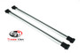Toyota ProAce 2017 on Diamond Cross Bars are designed to fit your OEM rails or our TX3 rails a sturdy roof rack that will hold a top-box or luggage. Anodised SILVER for stylish looks but serves your practical needs. Buy at Trade Van Accessories