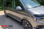 VW T5 / T6 Black Side Bars Slash Cut Steel Tube 76mm