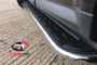 Mercedes ML W166 Side Steps Calibre Black Edition Fits 2012-15