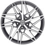 VLR06 Platinum Grey Machined Face Velare alloy wheels
