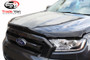 Our Ford Ranger 2016-on Bonnet Guard Stone Chip Protector Bug Guard is Manufactured using a thicker Premium Quality Dark Smoked Tint Acrylic that looks great, strong enough to afford the protection you need