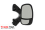 Nissan Primaster, Renault Trafic, Vauxhall Vivaro 2001-2015 Electric Heated Black Door Wing Mirror