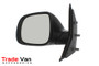 Manual Black Door Wing Mirror | Volkswagen T5 Transporter Van Caravelle 2010-2016