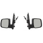 Fiat Fiorino 2008 onwards / Qubo 2008 onwards / Citroen Nemo 2008 onwards / Peugeot Bipper 2008 onwards Wing Mirror / Door Mirror - Cable adjustment - Black