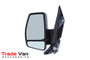 Ford Tourneo Custom / Transit Custom Wing Mirror / Door Mirror - Manual adjustment - Non-Heated Glass - Indicator - Black - Textured