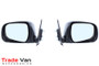 Toyota Hi-Lux 2005-11 Wing Mirror / Door Mirror - Manual adjustment - Non-Heated Glass - Black