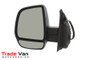 Fiat Doblo 2010> / Vauxhall Combo 2012> Wing Mirror / Door Mirror - Electric adjustment - Heated Glass - Indicator - Black