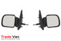 Renault Kangoo Wing Mirror / Door Mirror - Cable adjustment - Non-Heated Glass - Black
