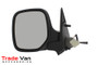 Citroen Berlingo, Peugeot Partner Wing Mirror / Door Mirror - Cable adjustment - Heated Glass - Primed