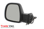 Wing Mirror / Door Mirror - Electric adjustment - Heated Glass - Black - Textured / Citroen Berlingo, Peugeot Partner / Rifter, Vauxhall Combo