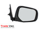 Wing Mirror / Door Mirror - Manual adjustment - Non-Heated Glass - Black - Textured / Mitsubishi L200 2004-2020