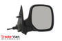 Wing Mirror / Door Mirror - Electric adjustment - Non-Heated Glass - Black - Textured / Citroen Berlingo, Peugeot Partner / Rifter, Vauxhall Combo