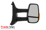 Ford Transit Wing Mirror / Door Mirror - Electric adjustment - Heated Glass - Indicator - Black - Textured