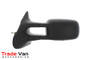 Wing Mirror - Cable adjustment - Non-Heated Glass - Black | Seat Inca, Volkswagen Caddy 