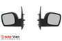 Wing Mirror / Door Mirror - Electric adjustment - Heated Glass - Black | Renault Kangoo 2008-13