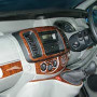 Renault Trafic Dash Kit in Walnut wood look. Renault Trafic Dashboard and Primastar Dash kits use the same model and part number as Vauxhall Vivaro Dashboard accessories.