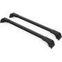 Atlas V2 Closed Rail Cross Bars | Volkswagen T5/T6 with TVA Tourer Rails 2003+ | Black