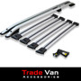 Vauxhall Vivaro SWB Roof Rail and 4 Cross Bar Rack Set Silver with load stops 2014-2018