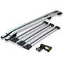 Renault Trafic SWB Roof Rail and 3 Cross Bar Rack Set Silver with load stops 2001-13