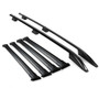 VW T5/T6 SWB Spartan Roof Rail and 4 Cross Bar Rack Set Black 2003+